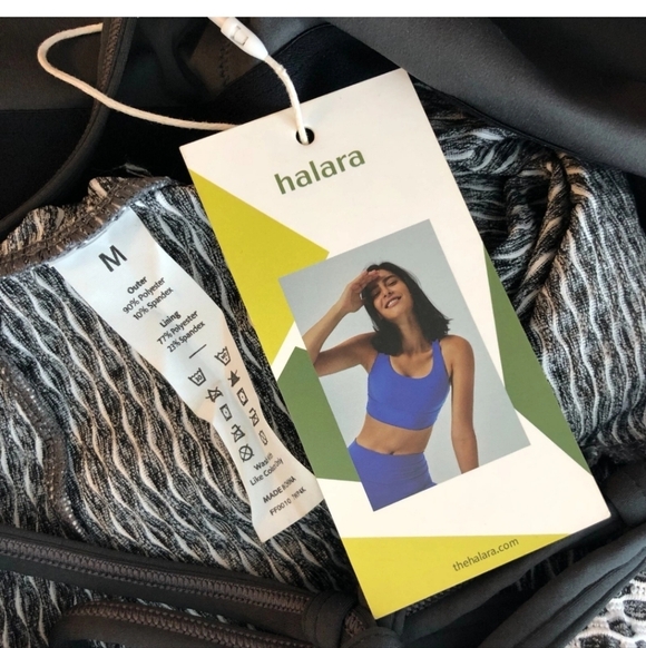 HALARA Romper Ruched Lace Up NWT Size M - Picture 3 of 3